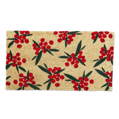  Winter Berries Coir Mat