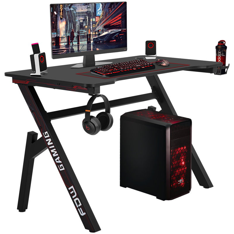 Bureau de jeu Workstation, H 30 po x l 46,9 po x P 23,4 po