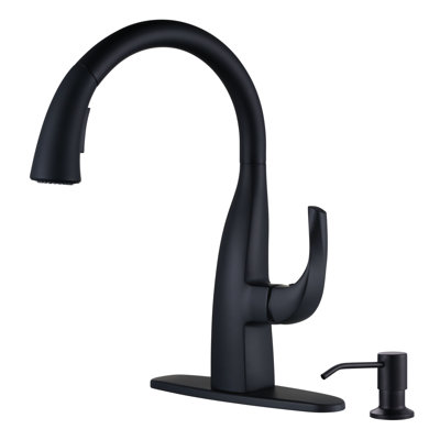 WOWOW Kitchen Faucet with Soap Dispenser