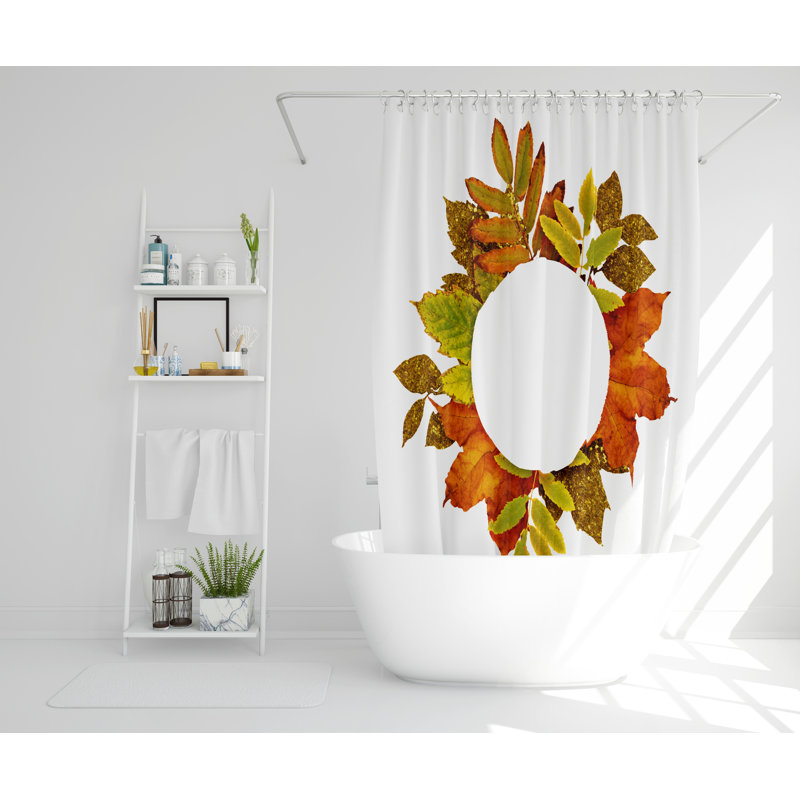 Timothea Polyester Shower Curtain, 168cm H x 168cm W