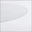 Table tulipe de 42,1 po de couleur blanche, table de salle à manger de style Mid-Century pour 4 à 6 personnes - plateau de table rond en panneau de fibres à densité moyenne (le plateau de table comprend deux panneaux), table de salle à manger à piédestal, table de bout et table basse de loisir-1267734441