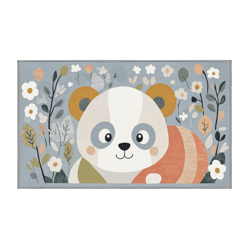Tapis pour enfants East Urban Home, Rectangle 7 pi x 9 pi