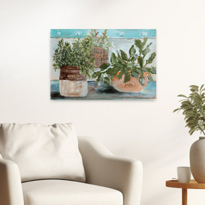 Culinary Companions Modern Rustic Abstract Wall Art