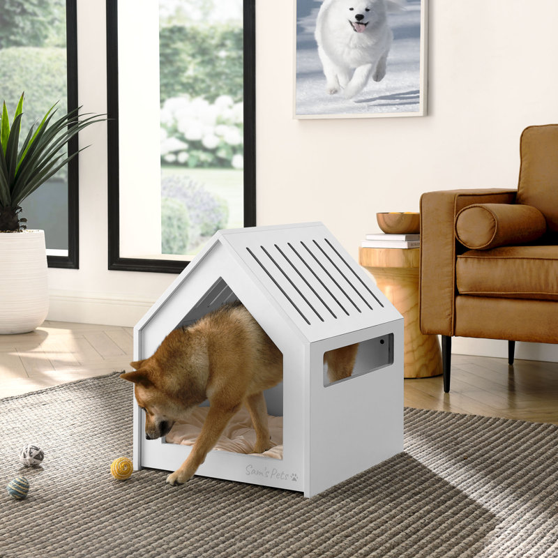 Sam's Pets Forest 23'' Dog House, White