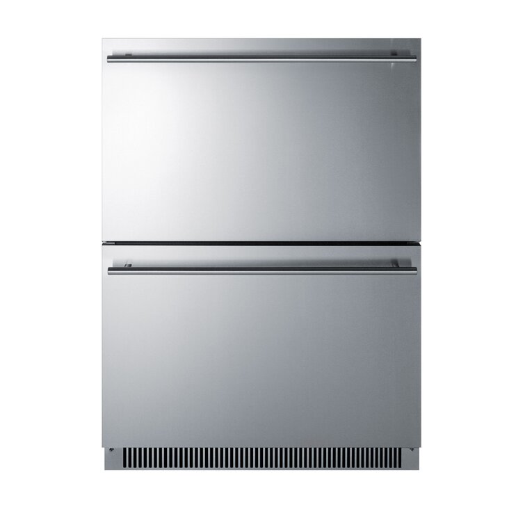 Summit Appliance All-In-One Combo Kitchens 5.1 Cubic Feet Kitchenette Mini  Fridge with Freezer