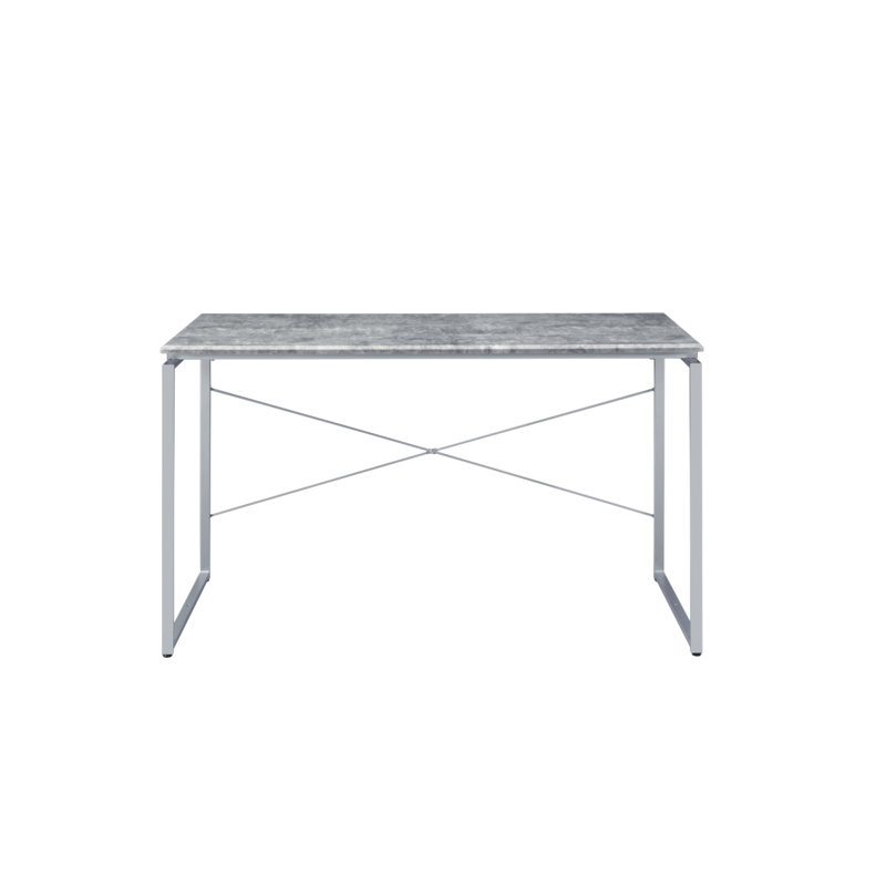 Bureau d'écriture Jurgen, Gris/argent