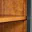 Buffet de rangement - Bleu marine. 4 portes avec portes en verre. Tablettes réglables pour le salon. . Living. Conception élégante. Trou de câble-2022217451