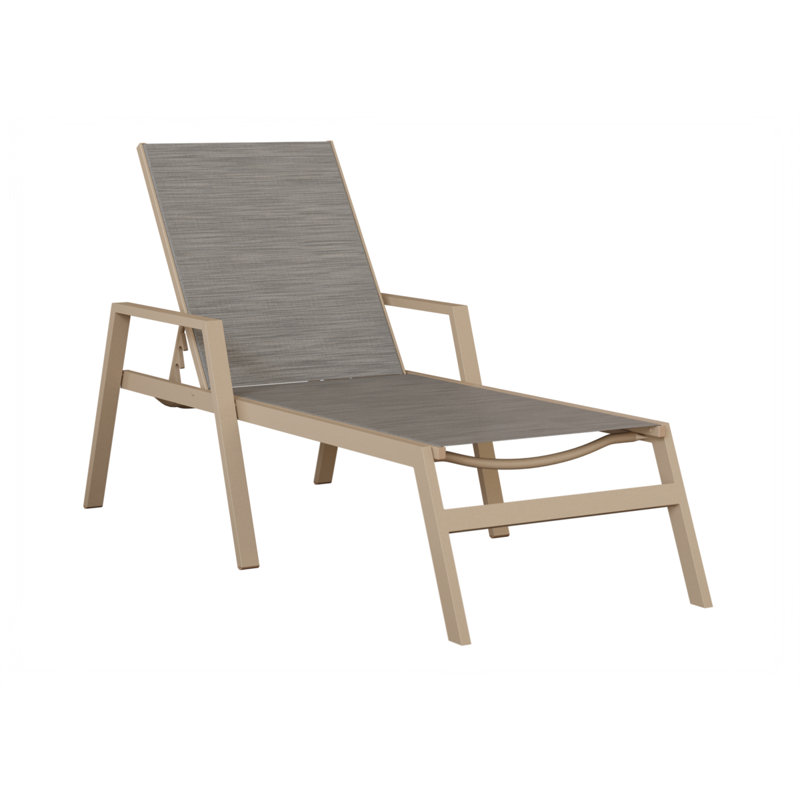 Méridienne Berlin Gardens Vida, Sahara moucheté, Beige foncé