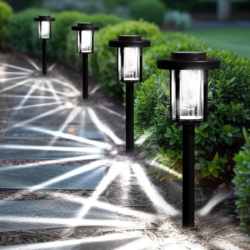 Plastic Solar Powered Pathway Light Pack