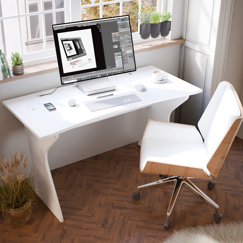 Seleni Standing Desk, White