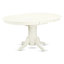 Ensemble de table de salle à manger 5 pièces moderne comprenant une table ovale en bois avec rallonge papillon et 4 chaises de salle à manger, lin blanc-1796787919-1854146890-1810048203