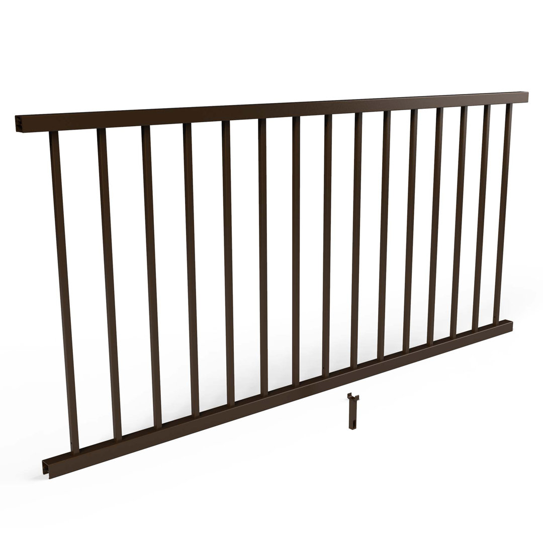 Inspire Railing 32.5-in H Aluminum Level Panel Fortress Building Products 