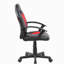 Fauteuil de course pour enfants et jeu mobile avec roues, rouge