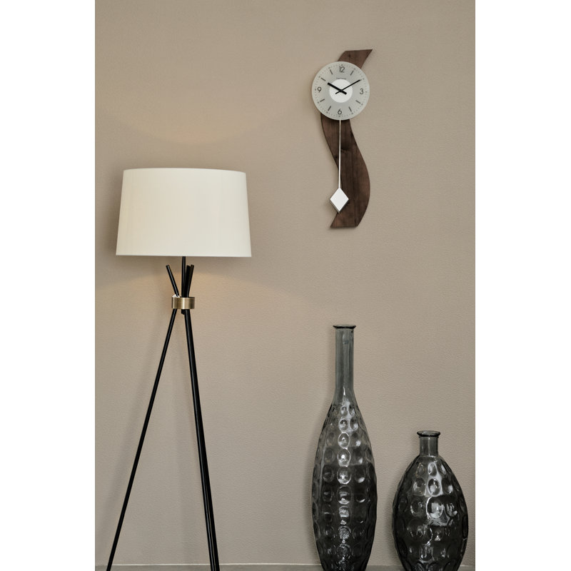 Wood Wall Clock, Brown
