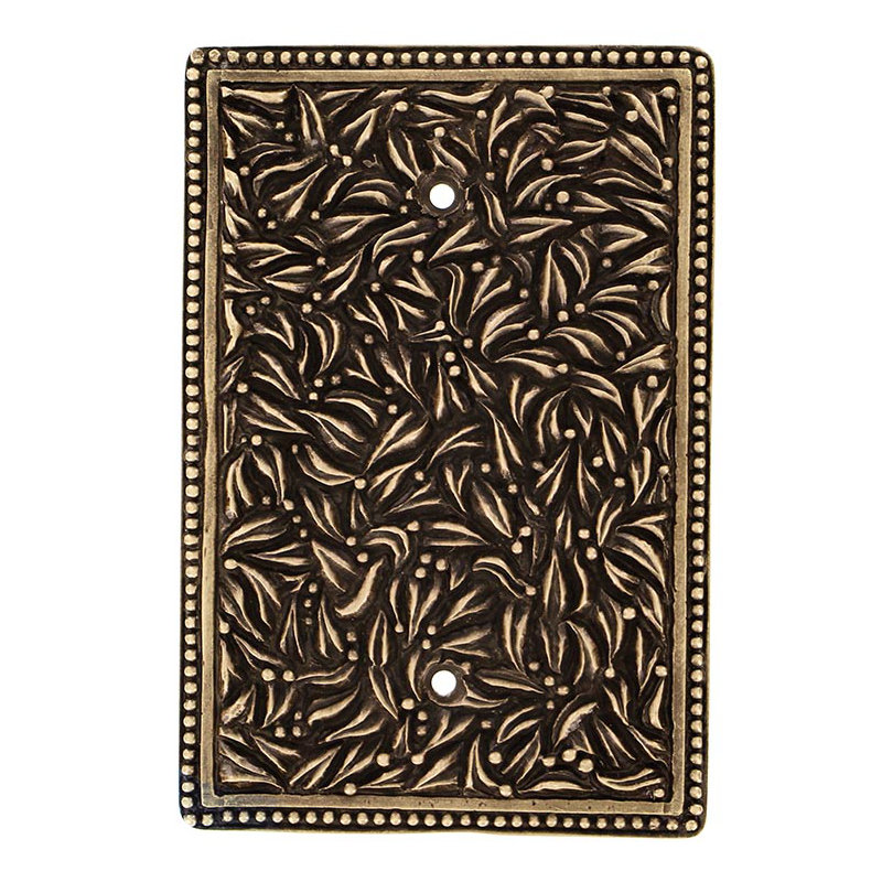 San Michele Blank Wall Plate, Antique Gold