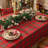 Christmas Checkered Tartan Square Tablecloth - Red Buffalo Plaid Xmas Table Cloths, Stain Resistant Washable Table Cover For Dining/Parties/Holiday Decor, 54 X 54 Inch-408384909