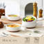 1-Piece 690ml Sesame Glaze Stoneware Soup Bowl