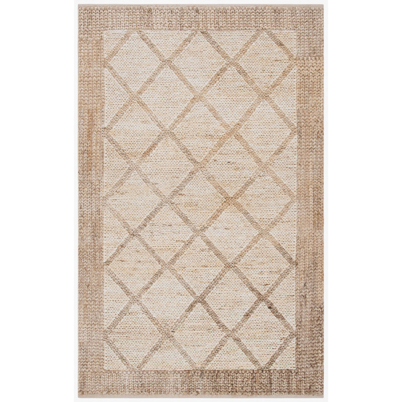 Tapis en jute tissé à la main Kilim Kilim, Rectangle 8 pi x 10 pi