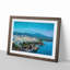 Skyline of Nerja in Spain in Abstract - Framed Print-55739679-55739682