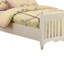 Katrice White Finish Wood Frame Twin Panel Bed