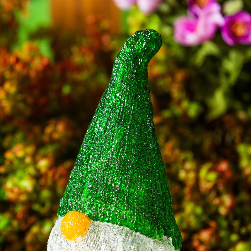 Statue de jardin GNOME scintillant, Vert