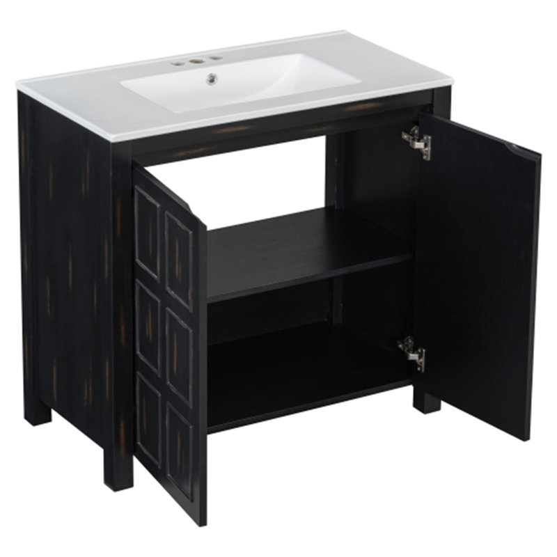 Ensemble de meuble-lavabo double 72 po (séparé) 72 po