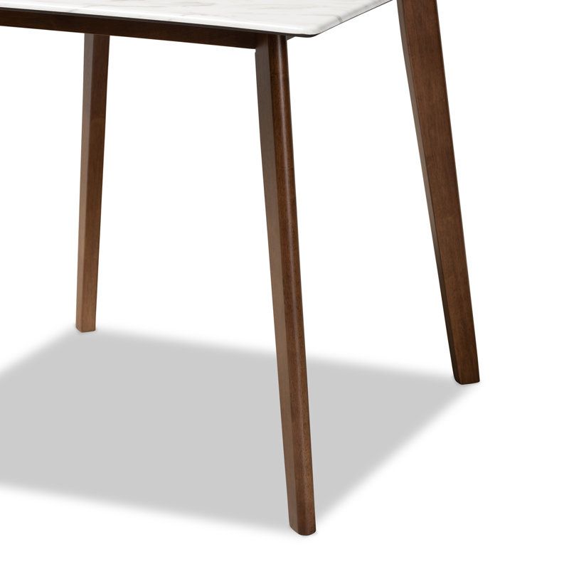 Faux Marble Top Dining Table