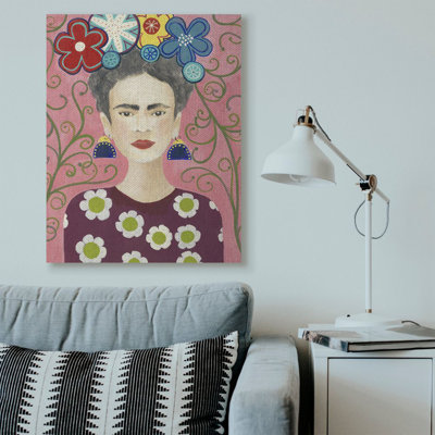 «Frida Fashion Designer Pattern Paint», impression sur toile
