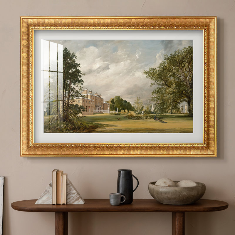 Malvern Hall, 1821 - John Constable - Estampe encadrée sur mesure, 16 po x 22 po, Impression encadrée avec passe-partout