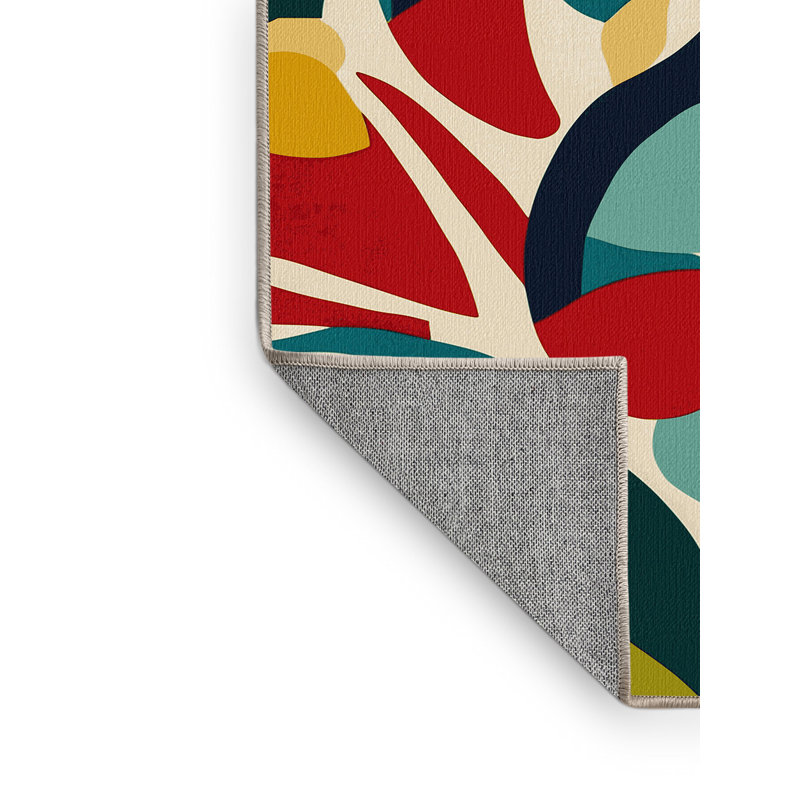 Vibrant Streak Rug, Round 7'