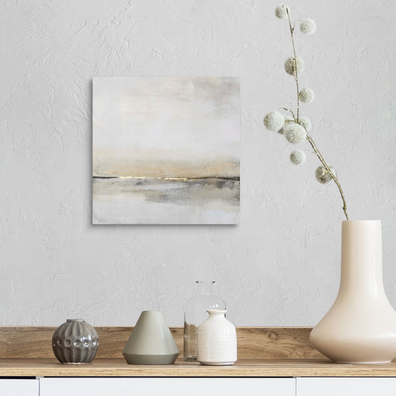 «Horizontal Flow I» par Tim O'Toole - reproduction d'art sur toile, Toile tendue, H 12 po x l 12 po, Sans cadre