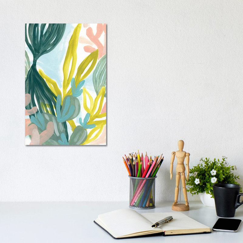 Coral Garden I 1 Piece Wrapped Canvas Wall Art, 20.32 cm H x 30.48 cm W