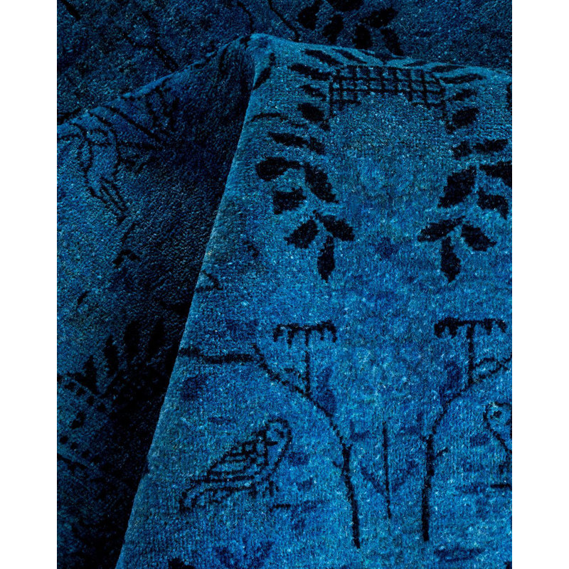 Fine Vibrance One-of-a-Kind 4' 2" X 5' 10" Hand Knotted Area Rug
