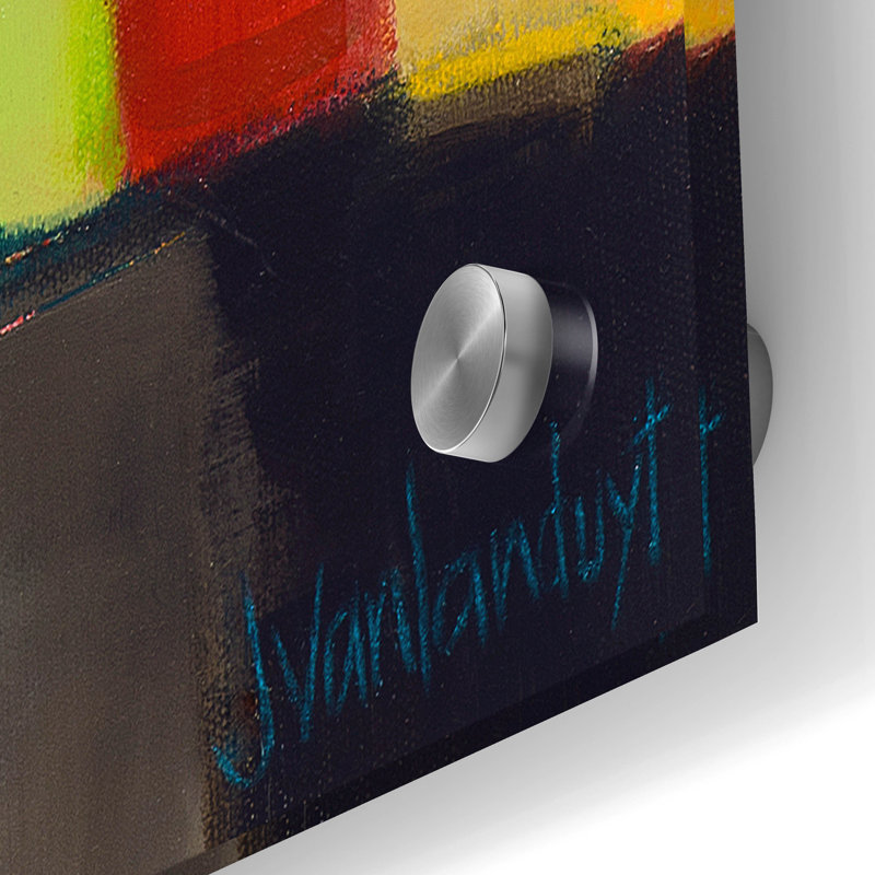 Wrought Studio 'Jigsaw' by Jamie Van Landuyt, Acrylic Glass Wall Art, 36" H x 24" W x 0.2" D