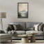 Cadre flottant Moiré Mountain Lake, design par Petal Prints Design-649192931-649192930