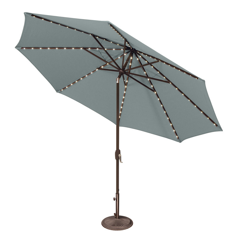 Parasol lumineux 11 'Lariat, Spa, Bronze