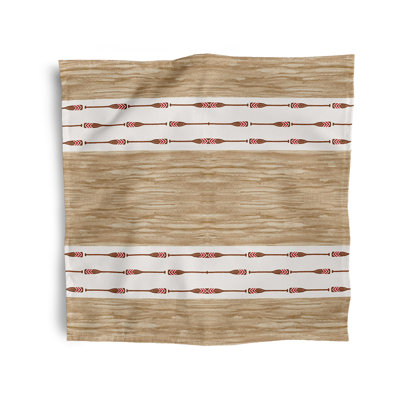 Theodora Polyester Striped Square Napkin