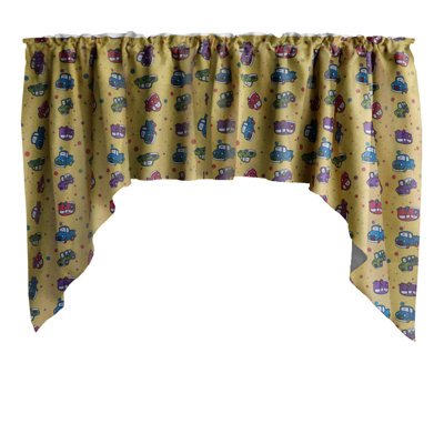 Cotton Blend Swag Window Valance
