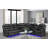 Bracyn 3 - Piece USB Vegan Leather Reclining Sectional with Sound System-338922934