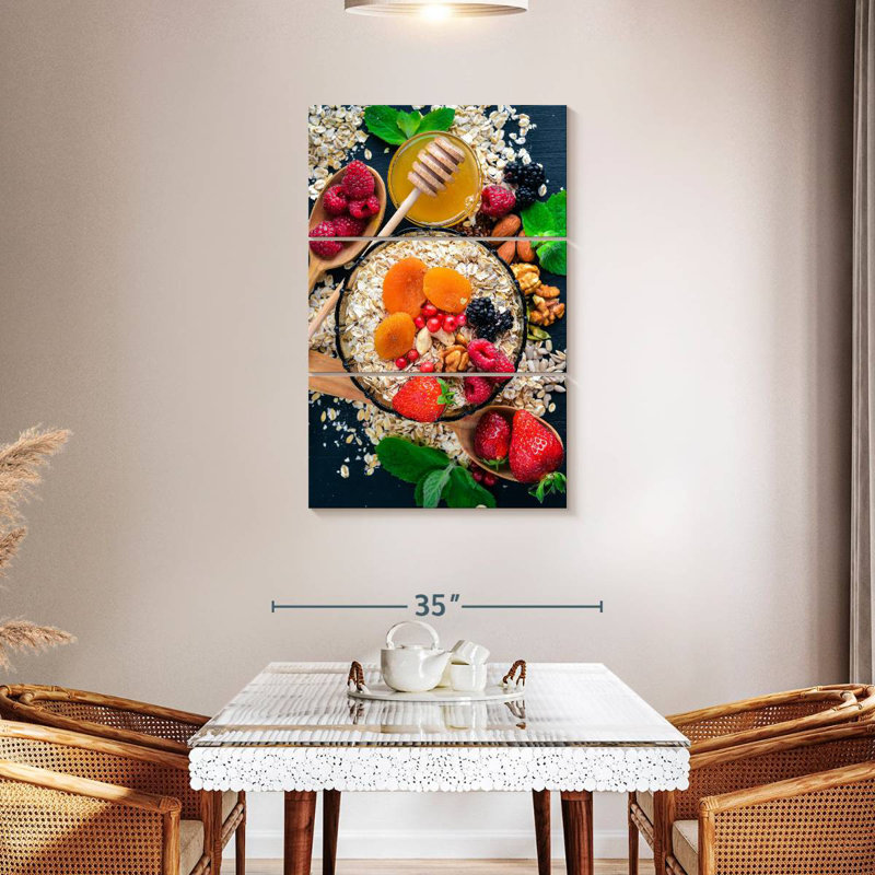 Yarlin Organic Wild Berries, 32" H x 20" W