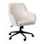 Fauteuil de bureau pivotant avec accoudoirs évasés Martha Stewart Rayna Martha-125009773-125008714-125008712