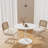 Elegant 3 Piece Dining Room Round Table and Chairs Set-1519904840-1519905204