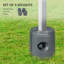 Ensemble de 4 poids de tente pour auvent Pop Up, 106 lb, gris clair