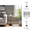 Table d'appoint moderne en métal et marbre Modern Glam-1777084591-1777084584