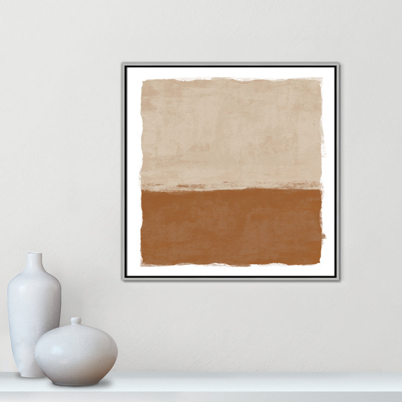 «Carmel Crush II - Square Vesrion Print» par Natalie Carpentieri, H 31,5 po x l 31,5 po, Argent argent