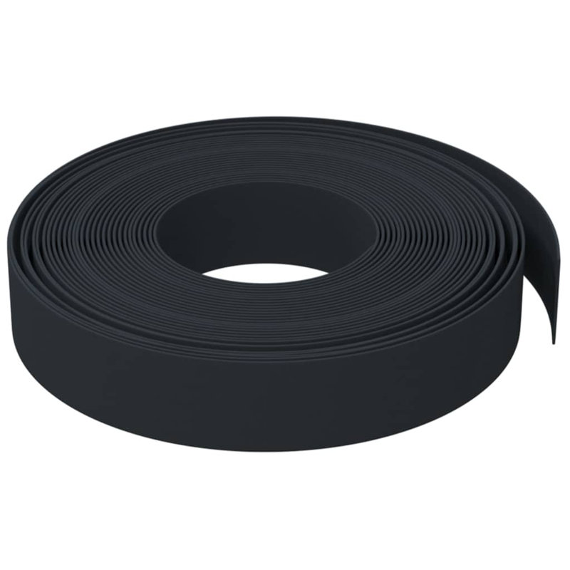 Ayobola Polyethylene Plastic Lawn Edging, 50 x 0.1m, Black