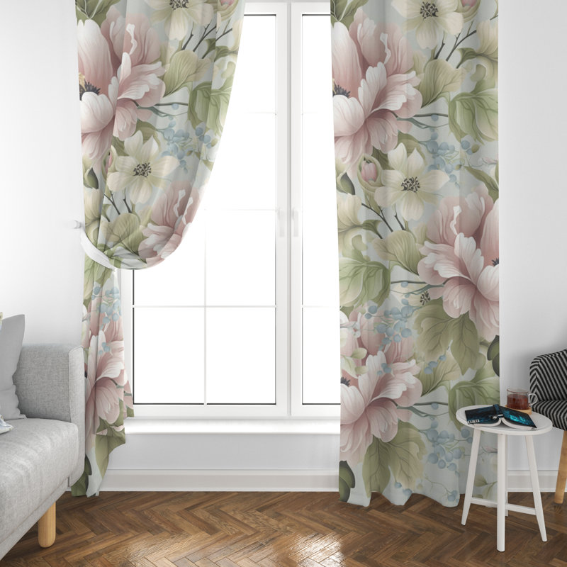 Jezelle Room Darkening Curtain Pair, 56" W x 78" L