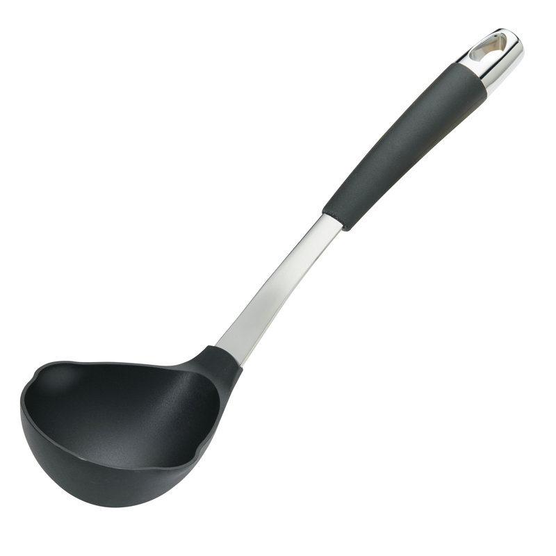 Circulon Harmony Nylon Kitchen Tools/  Cooking Utensils, 5 Piece, Black