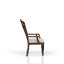 Chaise avec accoudoirs en bois massif Beaune