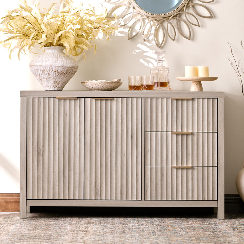 119cm Sideboard, Greige Oak